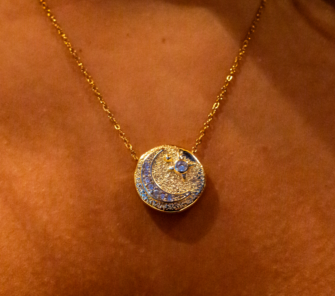 Noor Crescent Necklace