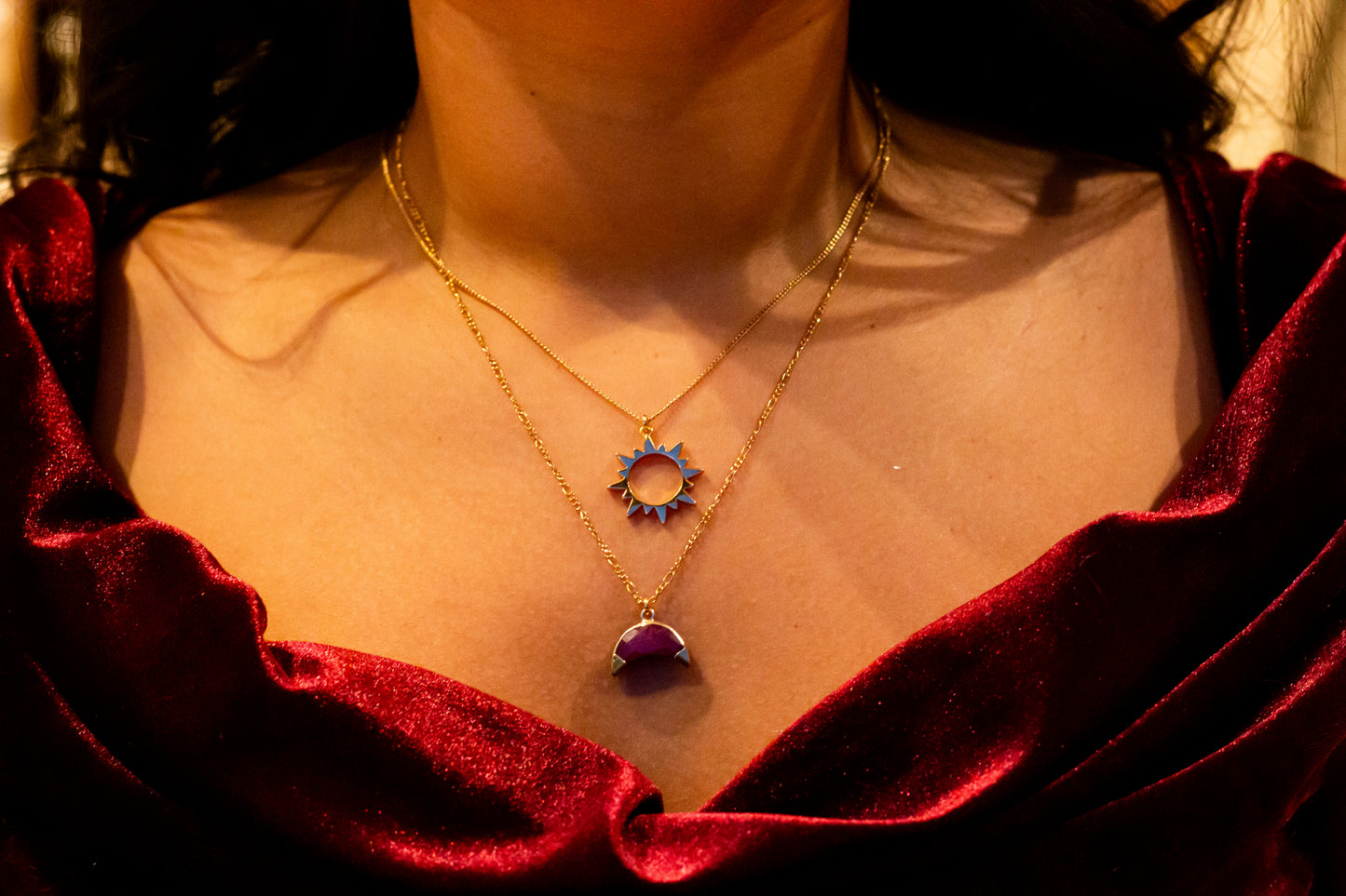 Lunar Radiance Layered Necklace